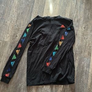Adidas long sleeve with hoodie